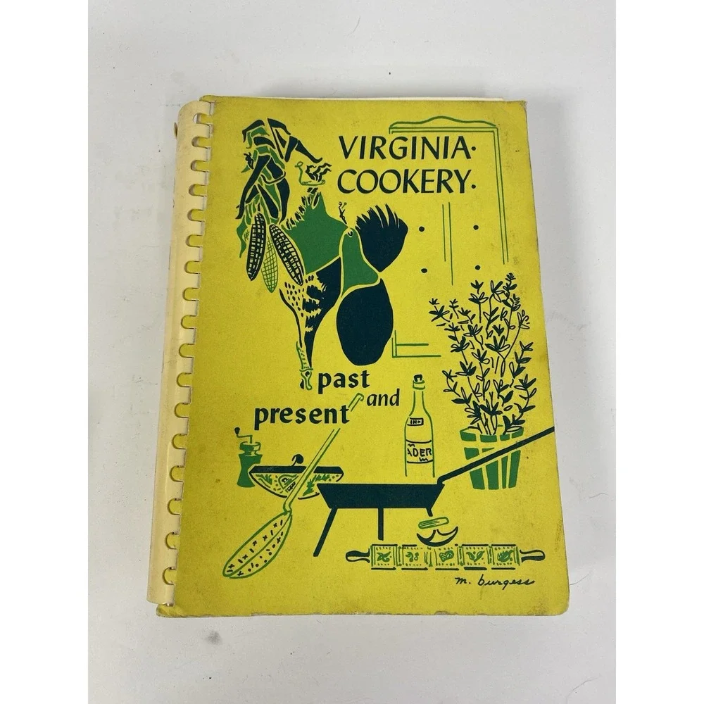 Virginia Cookery Past Present Cookbook Franconia Olivet Episcopal Church 1970
